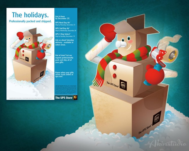 Illustration for UPS Stores for Partners and Napier